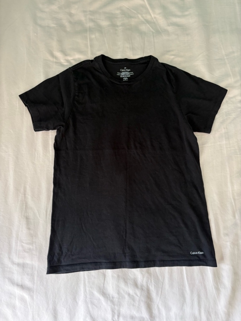 Calvin Klein Black Short Sleeve Crewneck Tee
